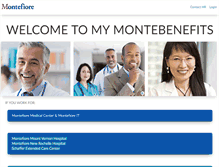 Tablet Screenshot of mymontebenefits.com